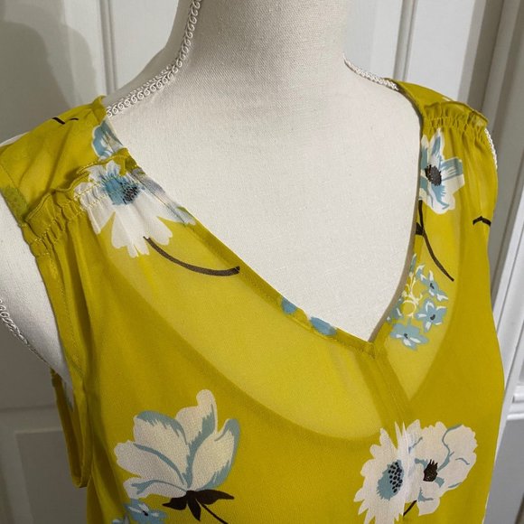 Cabi M Light Weight Top with Cami and Peplum Overlay - Picture 11 of 11